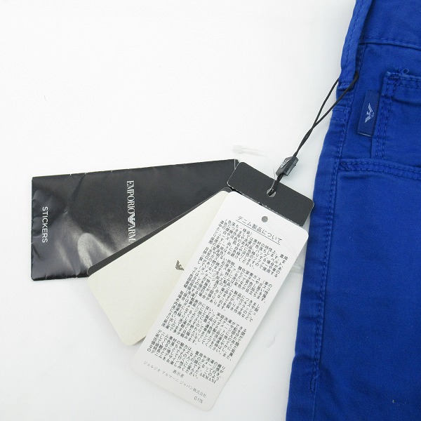 実際に弊社で買取させて頂いたEMPORIO ARMANI/エンポリオアルマーニ Slim Fit デニムパンツ 3G1J06 1NEDZ/30×32の画像 8枚目