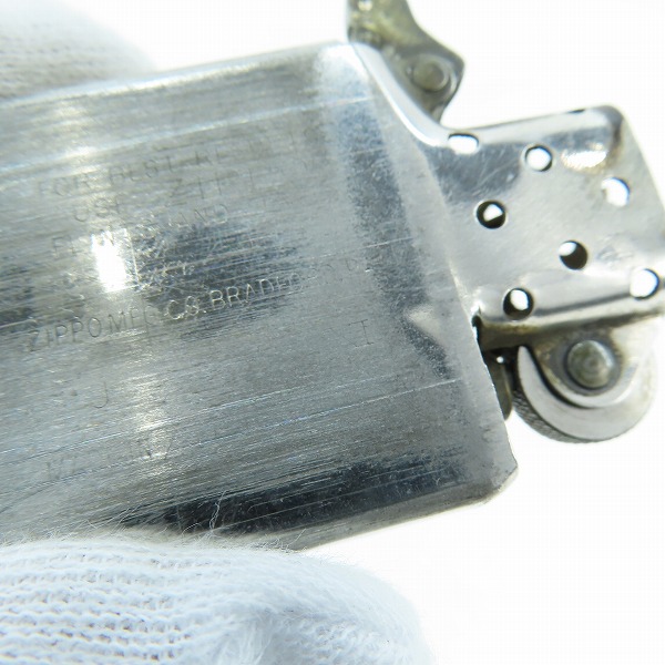 実際に弊社で買取させて頂いたZIPPO/ジッポー HARLEY DAVIDSON/ハーレーダビッドソン サイドメタル/1995年製の画像 6枚目