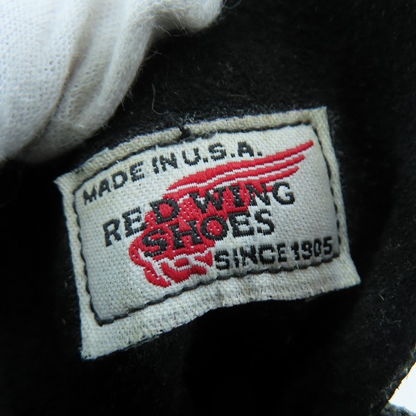 実際に弊社で買取させて頂いたRED WING/レッドウィング モックブーツ/アイリッシュセッター ブラック 08130-2/7.5の画像 6枚目