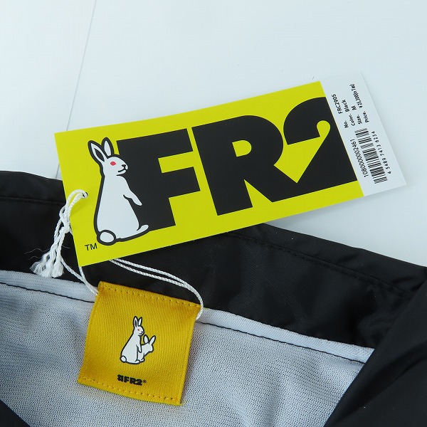 実際に弊社で買取させて頂いた(2)【未使用】FR2 × SNKRDUNK/エフアールツー × スニーカーダンク Angel Coach Jacket Black FRC2905/Mの画像 2枚目