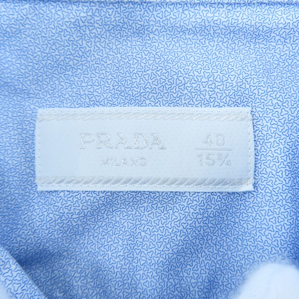 実際に弊社で買取させて頂いたJPタグ】PRADA/プラダ 半袖 ボタンダウンシャツ/40の画像 2枚目