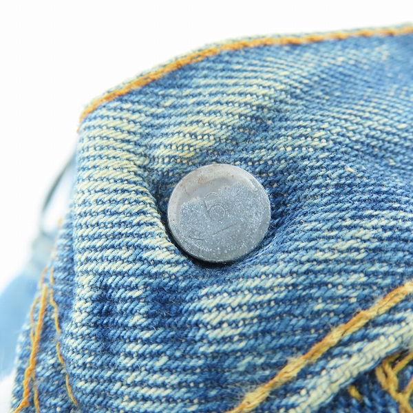 実際に弊社で買取させて頂いた【難有り】Levi's/リーバイス 501 ヴィンテージ 刻印6 スモールe ボタンフライ デニムパンツの画像 4枚目