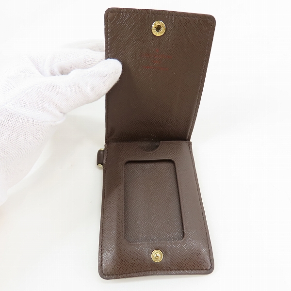 実際に弊社で買取させて頂いたLOUIS VUITTON/ルイヴィトン ダミエ ポルトカルト ID バンドリエール カードケース N60016の画像 3枚目
