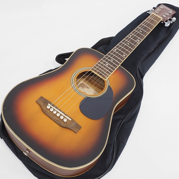 実際に弊社で買取させて頂いた★Artisan/アーチサン CK-50F/3TS ミニアコースティックギター/ミニアコギ ケース付　