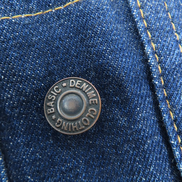 実際に弊社で買取させて頂いたDENIME/ドゥニーム デニムジャケット/38/Mの画像 5枚目