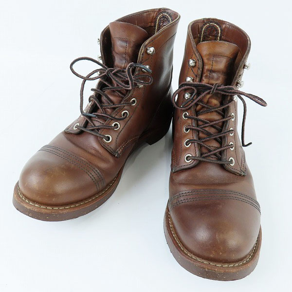 実際に弊社で買取させて頂いたRED WING/レッドウィング IRON RANGER/アイアン レンジャー ワークブーツ 8111/8D