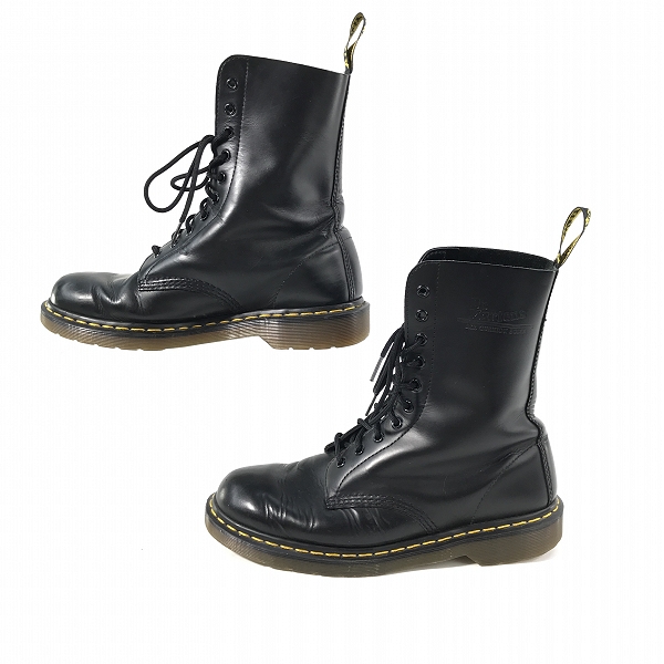 実際に弊社で買取させて頂いたDr.Martens/ドクターマーチン 10EYE BOOTS 10ホール ブーツ 1490/UK9の画像 3枚目