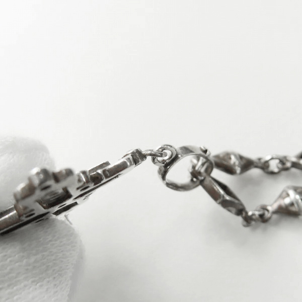 実際に弊社で買取させて頂いたLoree Rodkin/ローリーロドキン バチカンクロス ペンダント/ミクスドダイヤチェーン 16inchの画像 9枚目