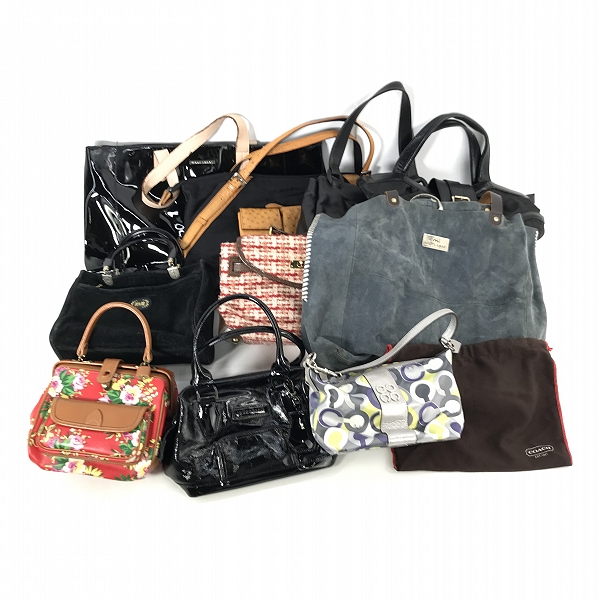 実際に弊社で買取させて頂いた【おまとめ】ロンシャン/KENZO ケンゾー/コーチ 等 トートバッグ/ショルダーバッグ/ハンドバッグ 他の画像 2枚目