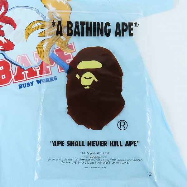 実際に弊社で買取させて頂いたA BATHING APE/アベイジングエイプ GOLDFISH SCOOPING TEE 金魚/Mの画像 4枚目