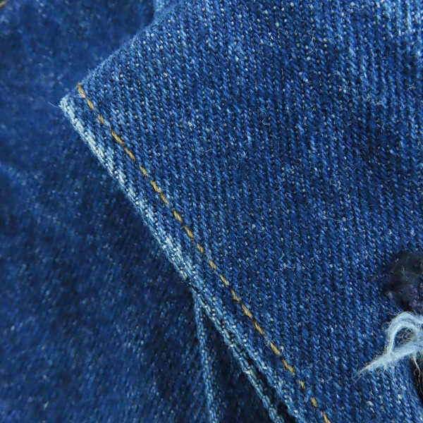実際に弊社で買取させて頂いたCarhartt/カーハート 裏地ブランケット デニムジャケット/38の画像 8枚目