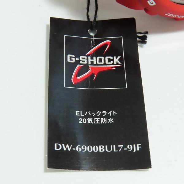 実際に弊社で買取させて頂いたG-SHOCK×MEDICOM TOY/Gショック×メディコムトイ ウルトラセブン誕生40周年 DW-6900BUL7-9JF【動作未確認】の画像 6枚目
