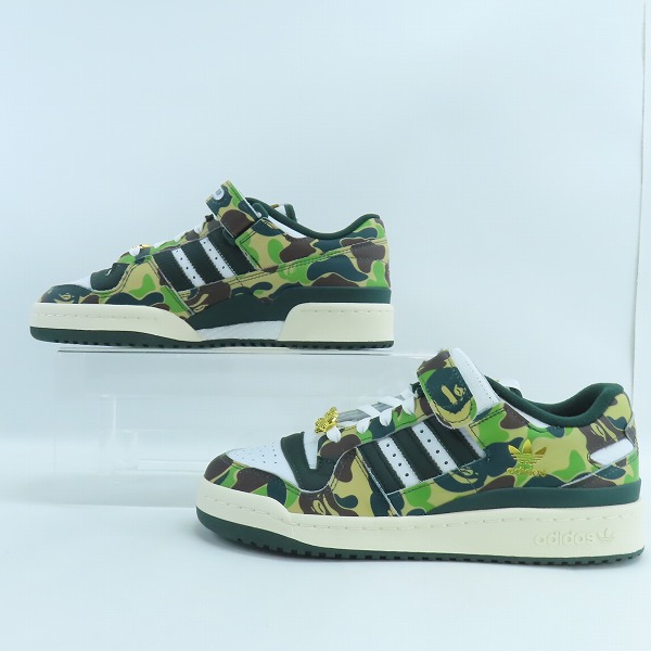 実際に弊社で買取させて頂いたadidas×A BATHING APE/アディダス×アベイシングエイプ Forum 84 Low 30th Anniversary/フォーラム ID4771/26の画像 3枚目