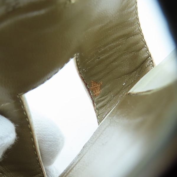 実際に弊社で買取させて頂いたHERMES/エルメス オラン レザー サンダル 021056Z/37.5の画像 8枚目