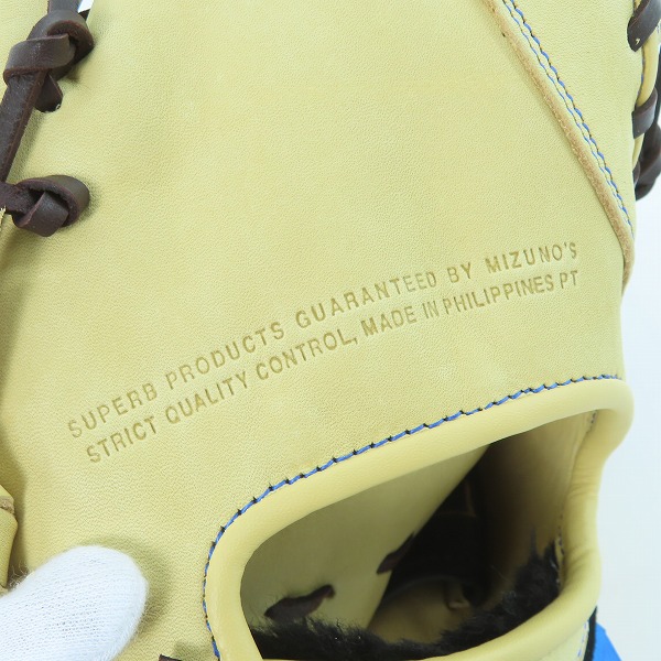 実際に弊社で買取させて頂いた【未使用】MIZUNO/ミズノ 少年軟式用 WILL DRIVE/ウィルドライブ 一塁手用/ファーストミット 右投用 グローブ Y30700の画像 6枚目