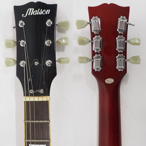実際に弊社で買取させて頂いた★【難有り】Maison/メイソン レスポールスタンダードType セットネック エレキギターの画像 2枚目