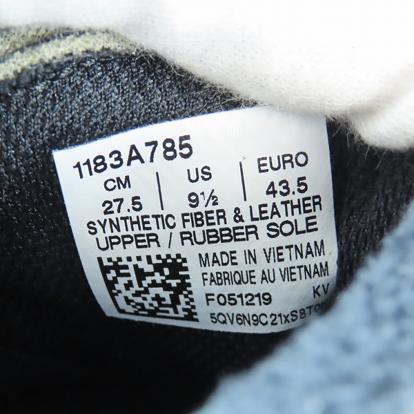 実際に弊社で買取させて頂いたOnitsuka Tiger/オニツカタイガー KAMO TRAINER/カモ トレーナー/ローカットスニーカー 1183A785/27.5の画像 5枚目