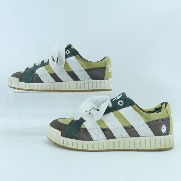 実際に弊社で買取させて頂いたadidas×A BATHING APE/アディダス×アベイシングエイプ ローカットスニーカー A BATHING APE LWST BAPE SAND IE6118/26の画像 3枚目