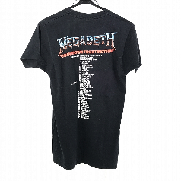 実際に弊社で買取させて頂いたMEGADETH/メガデス 1992/90S/ヴィンテージ/USA製 Countdown to Extinction ツアーTシャツの画像 1枚目