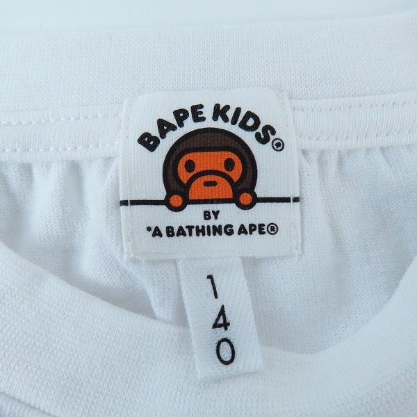 実際に弊社で買取させて頂いたA BATHING APE/アベイジングエイプ KIDS ABC CAMO MILO ON APE HEAD TEE/140の画像 2枚目