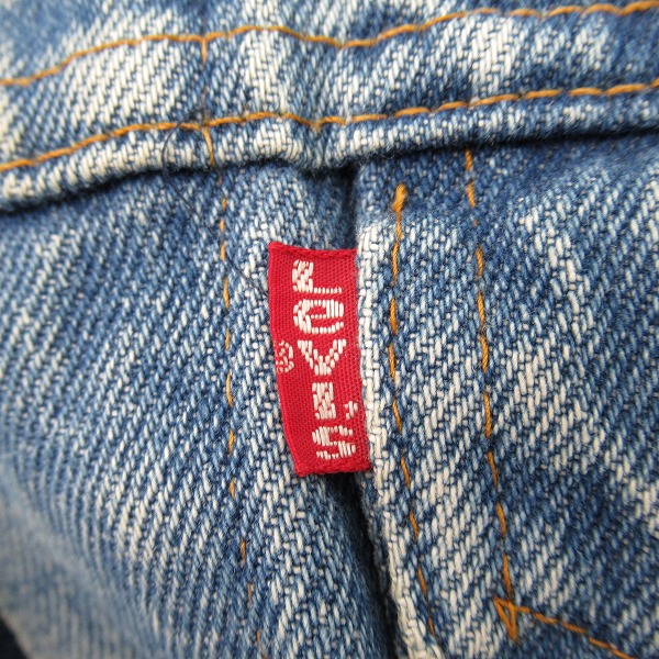 実際に弊社で買取させて頂いたLevi's/リーバイス ボタン裏刻印1/ヴィンテージ デニムジャケット/Gジャン 71205-0217/44の画像 3枚目