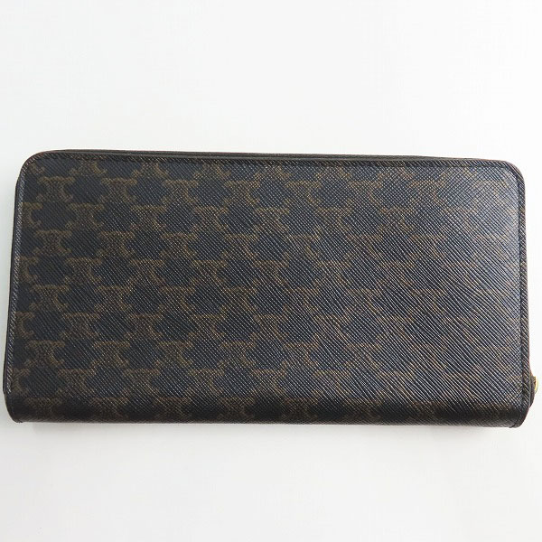 実際に弊社で買取させて頂いたCELINE/セリーヌ ラージ ジップウォレット トリオンフ キャンバス 長財布 10B552BQ3 の画像 1枚目