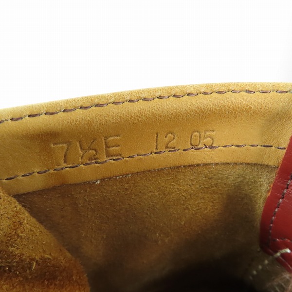 実際に弊社で買取させて頂いたWESCO/ウエスコ Jobmaster/ジョブマスター WO83467 レースアップブーツ 7.5Eの画像 5枚目