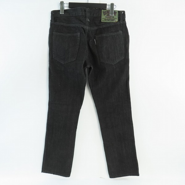 実際に弊社で買取させて頂いたBLUE BLUE/ブルーブルー ジップフライ ブラック デニムパンツ/30の画像 1枚目