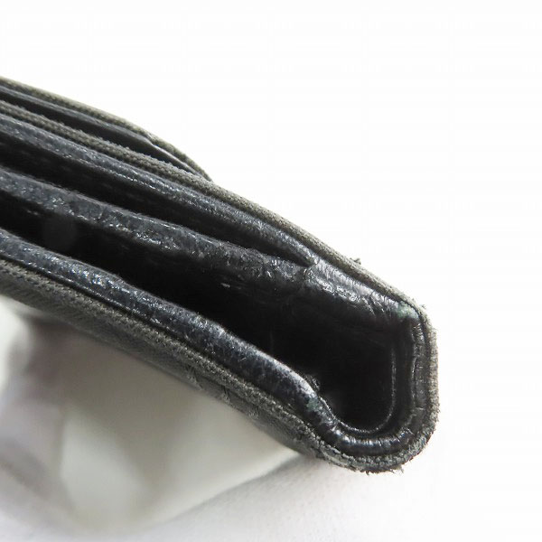 実際に弊社で買取させて頂いたBVLGARI/ブルガリ グレインレザー 二つ折り財布の画像 9枚目