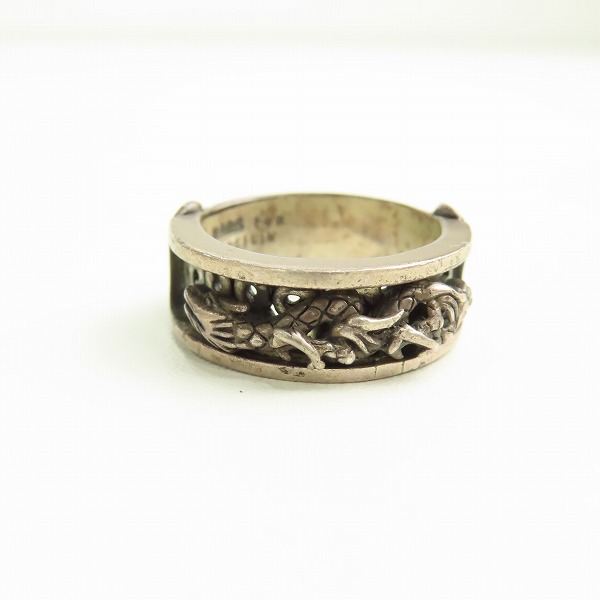 実際に弊社で買取させて頂いたM·A·R·S/MARS/マーズ SEILIN/聖林 ドラゴンギミック シルバーリング/19号の画像 1枚目