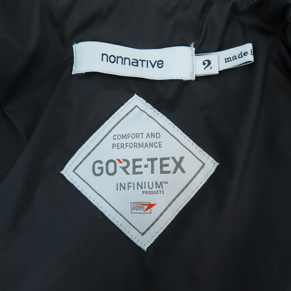 実際に弊社で買取させて頂いたnonnative/ノンネイティブ COACH JACKET POLY TWILL STRETCH DICROS SOLO GORE-TEX コーチジャケット NN-J4201 /2 の画像 3枚目