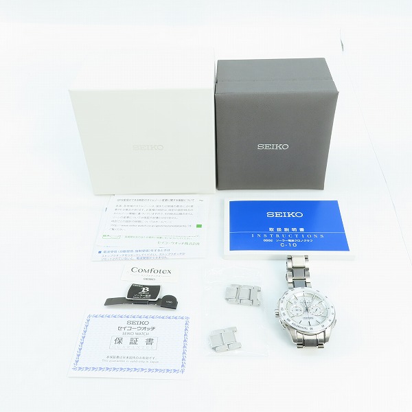 実際に弊社で買取させて頂いたSEIKO/セイコー BRIGHTZ ブライツ 電波ソーラー SAGA169の画像 7枚目