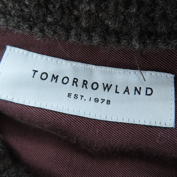 実際に弊社で買取させて頂いたTOMORROWLAND/トゥモローランド 千鳥格子 ウール/レーヨン混 ジャケット /Mの画像 2枚目