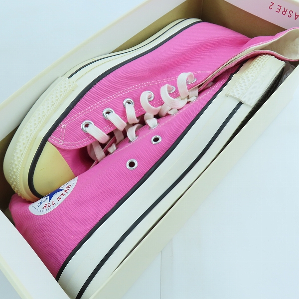 実際に弊社で買取させて頂いたCONVERSE/コンバース CANVAS AS J HI PINK キャンバス オールスター  スニーカー/9の画像 8枚目