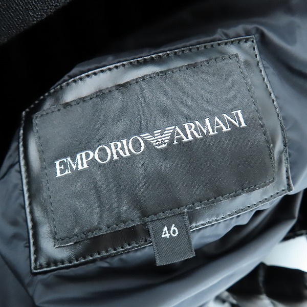 実際に弊社で買取させて頂いた【JPタグ】EMPORIO ARMANI/エンポリオアルマーニ ジャケット 撥水 キルティング/6G1B99 1NPYZ/46の画像 2枚目