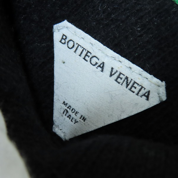 実際に弊社で買取させて頂いた【未使用】BOTTEGA VENETA/ボッテガヴェネタ イントレチャートレザーグローブ グリーン 687260 VZQ01 の画像 3枚目