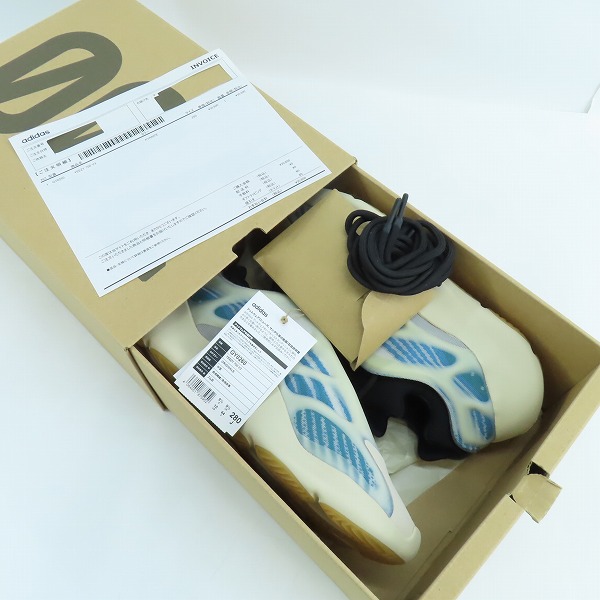 実際に弊社で買取させて頂いた【未使用】adidas/アディダス YEEZY 700 V3 KYANITE/イージー700 カイヤナイト GY0260/28の画像 7枚目