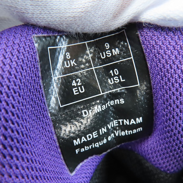 実際に弊社で買取させて頂いたDr.Martens×THE NORTH FACE/ドクターマーチン×ノースフェイス PURPLE LABEL 6 ホール スエード ブーツ UK8の画像 5枚目