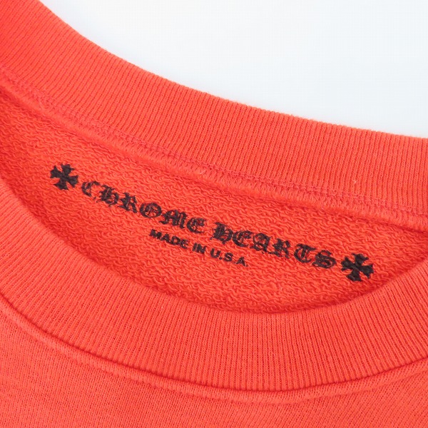 実際に弊社で買取させて頂いた【JPタグ】CHROME HEARTS/クロムハーツ SWTSHRT PPO U CREW MATTY RED マッティボーイ  プリント スウェット L　の画像 2枚目