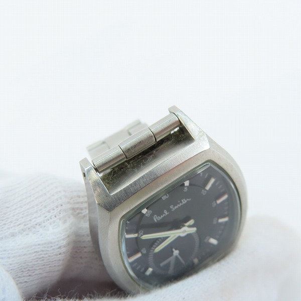 実際に弊社で買取させて頂いたPaul Smith/ポールスミス スモセコ トノー型 レディース 腕時計 1040-T011543【動作未確認】の画像 5枚目