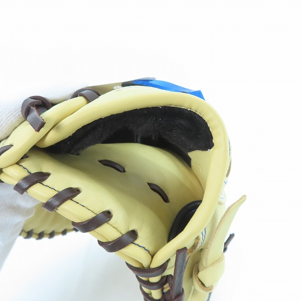 実際に弊社で買取させて頂いた【未使用】MIZUNO/ミズノ 少年軟式用 WILL DRIVE/ウィルドライブ 一塁手用/ファーストミット 右投用 グローブ Y30700の画像 4枚目