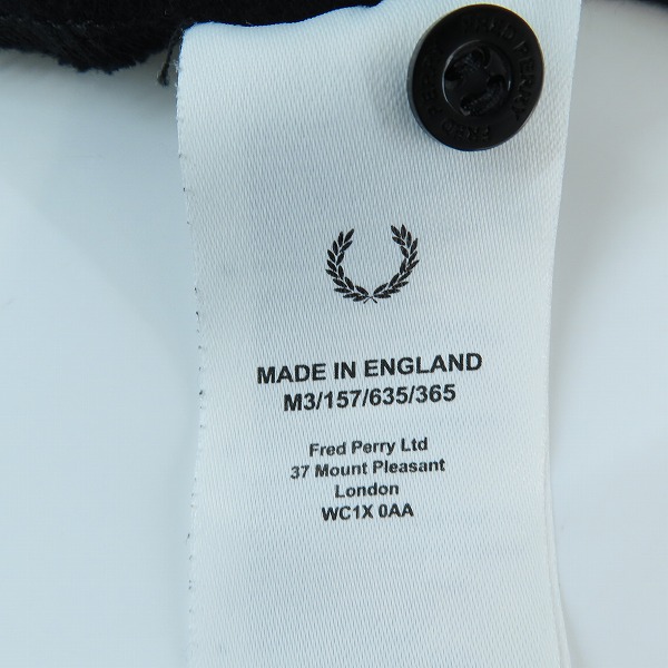 実際に弊社で買取させて頂いたFRED PERRY/フレッドペリー イングランド製 半袖ポロシャツ M3/157/635/365/42の画像 5枚目