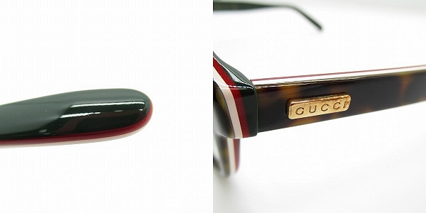 実際に弊社で買取させて頂いたGUCCI/グッチ メガネフレーム アイウェア GG0273Oの画像 8枚目
