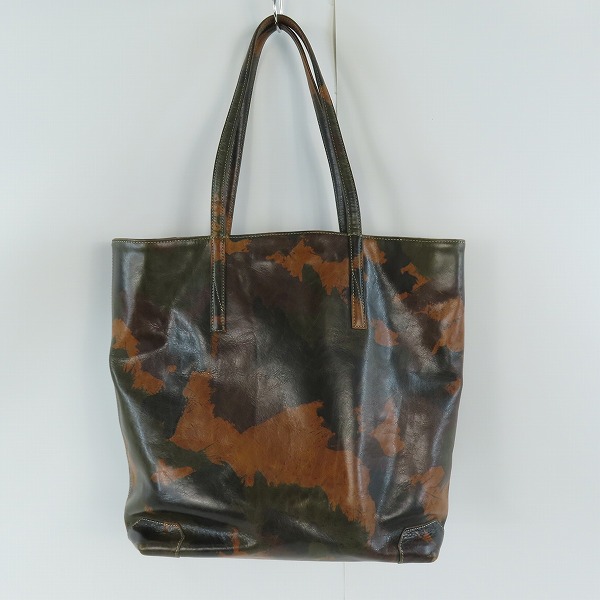 実際に弊社で買取させて頂いたaniary/アニアリ カモフラ/迷彩柄 レザー トートバッグ