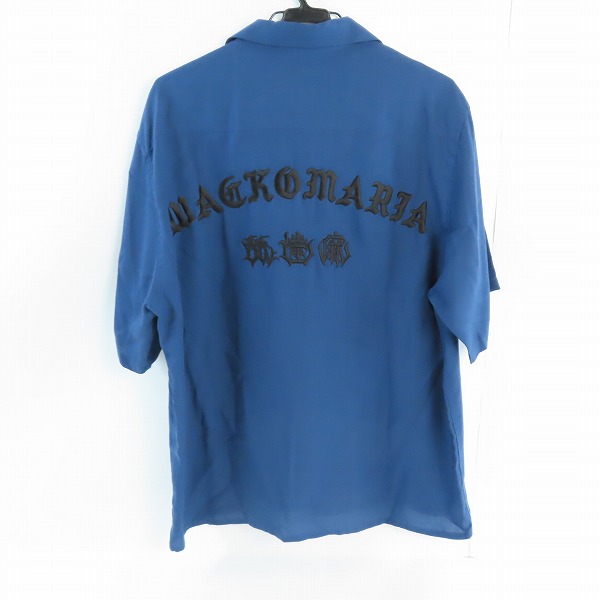 実際に弊社で買取させて頂いたWACKO MARIA×HIGH TIMES/ワコマリア×ハイタイムズ 刺繍 オープンカラー 半袖シャツ /Mの画像 1枚目