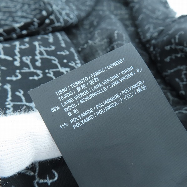 実際に弊社で買取させて頂いた【JPタグ】SAINT LAURENT/サンローラン JE T'AIME 総柄プリント ウールシャツ 481867 Y332R Size：39の画像 6枚目