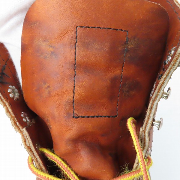 実際に弊社で買取させて頂いたRED WING/レッドウィング IRON RANGER TRACTION TRED/アイアンレンジャー トラクショントレッド ワークブーツ 8089 8.5Dの画像 6枚目