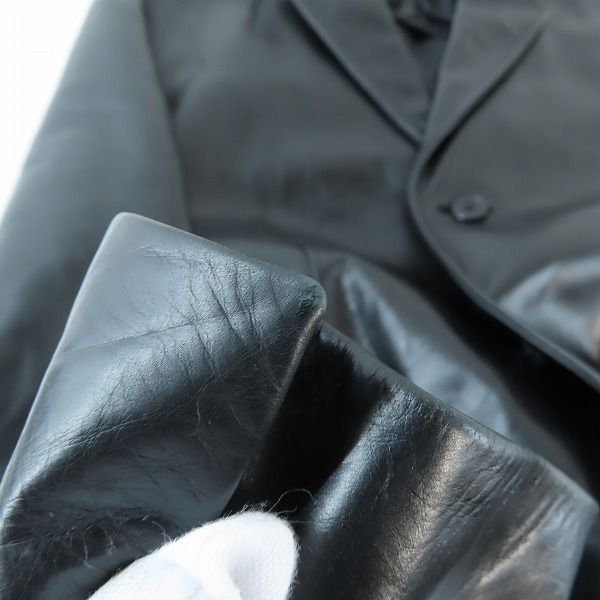 実際に弊社で買取させて頂いたSHIPS/シップス レザージャケット/Mの画像 7枚目