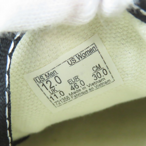 実際に弊社で買取させて頂いたVANS/バンズ AUTHENTIC STACKFORM/厚底ソールスニーカーVN0A5KXXBMX/30の画像 5枚目