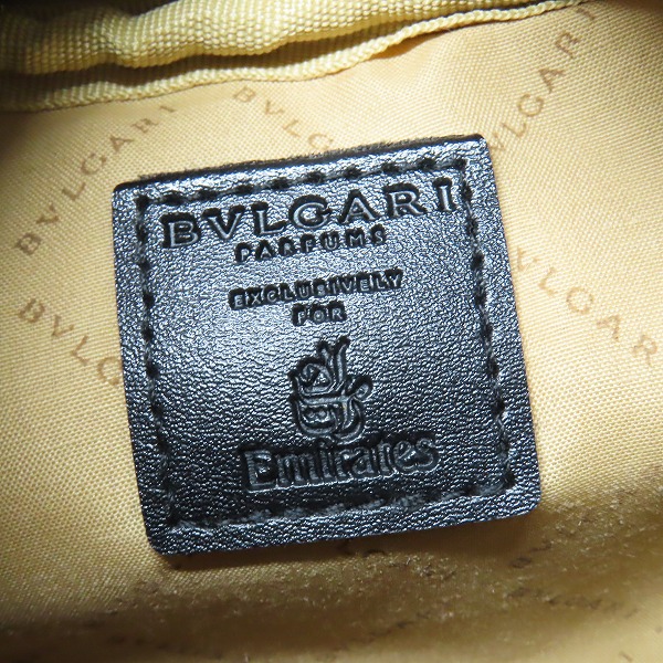 実際に弊社で買取させて頂いたBVLGARI/ブルガリ エミレーツ航空 ポーチ 非売品 の画像 4枚目